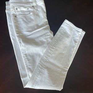 JCrew mercantile white denim pants